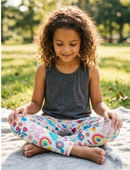 Legging Unicórnio Branco