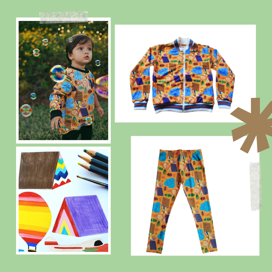 Kit Jaqueta Moletom Acampamento + Legging Acampamento