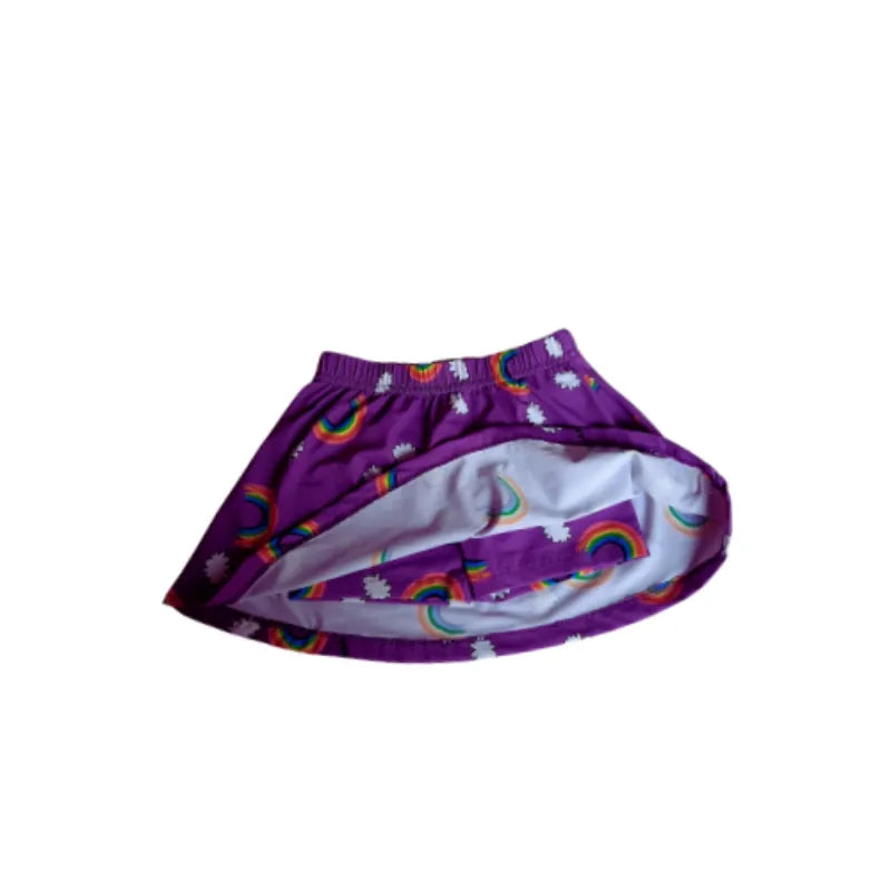 Saia-Short-Arco-Íris-Roxo