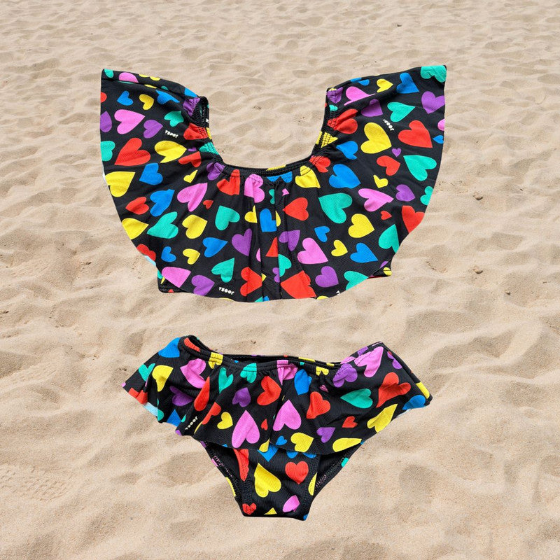 Biquíni Babado Amore Preto