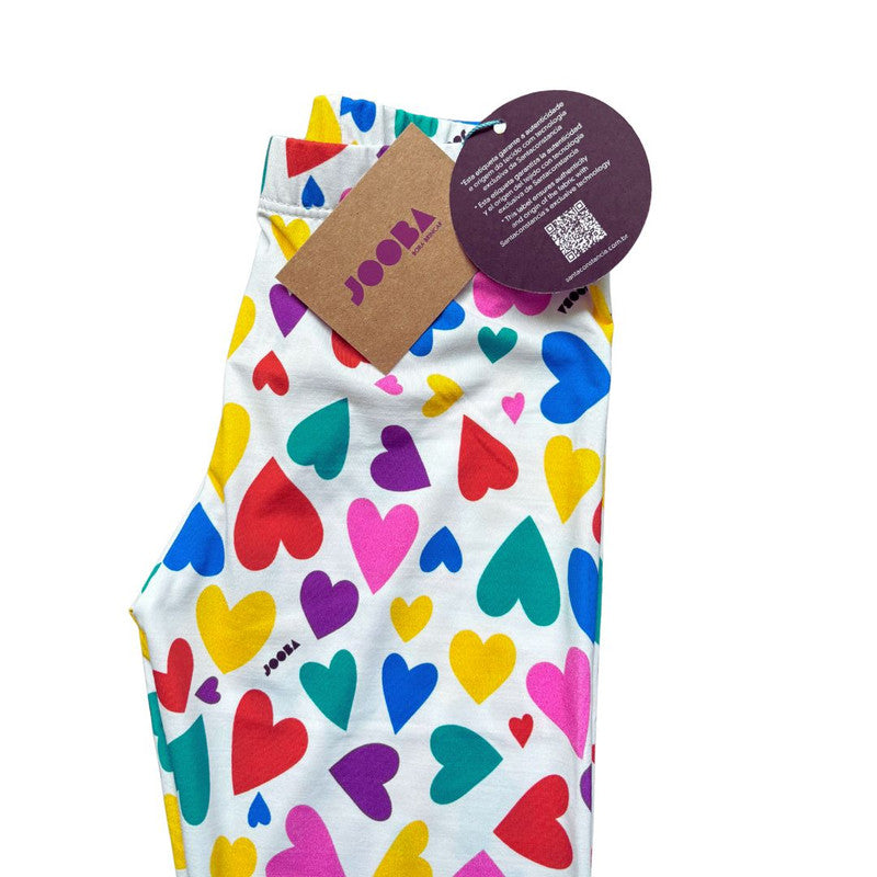 Legging Infantil Amore Branco