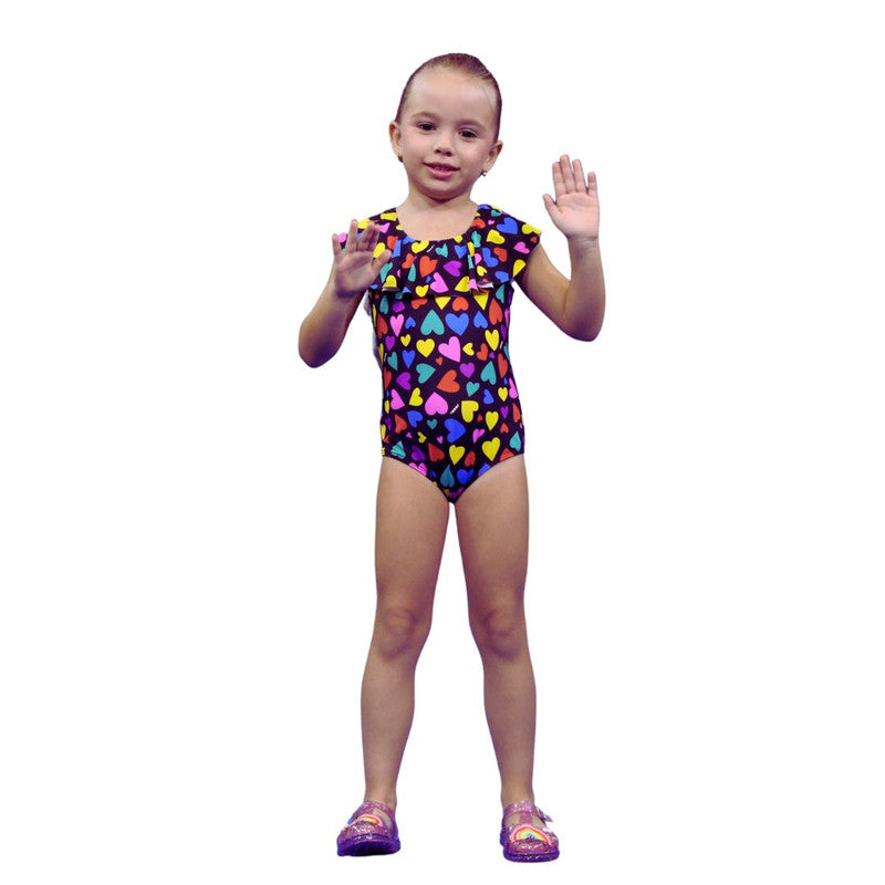 Maiô Babado Amore Preto