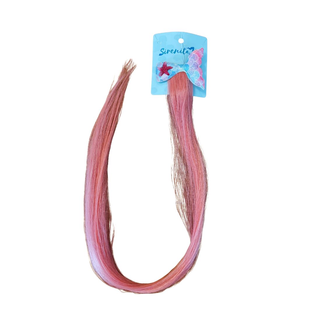 Presilha de Cabelo Rosa Sereia