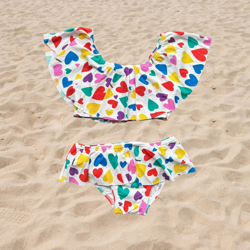 Biquíni Babado Amore Branco