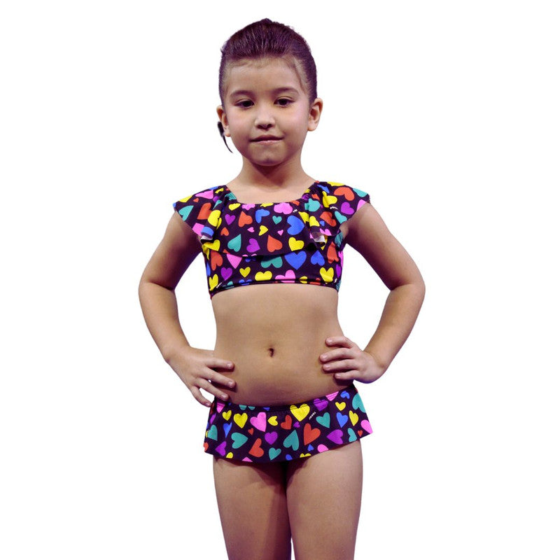 Biquíni Babado Amore Preto