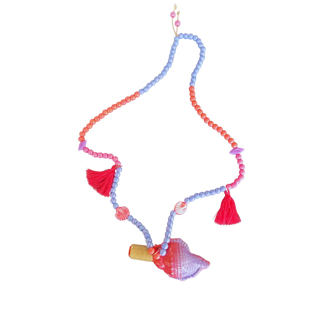 Colar Concha Apito Lilás