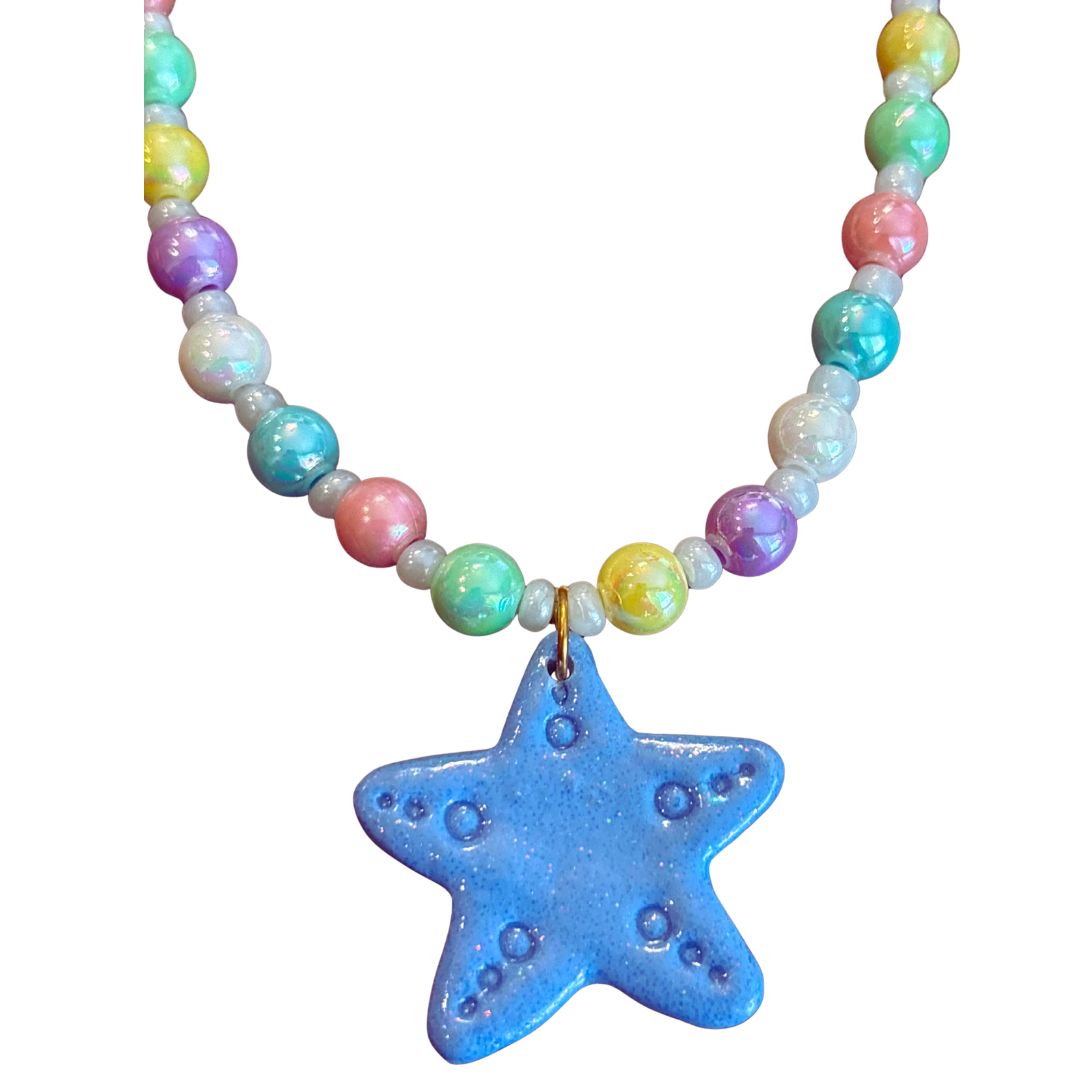 Colar Lilás Estrela