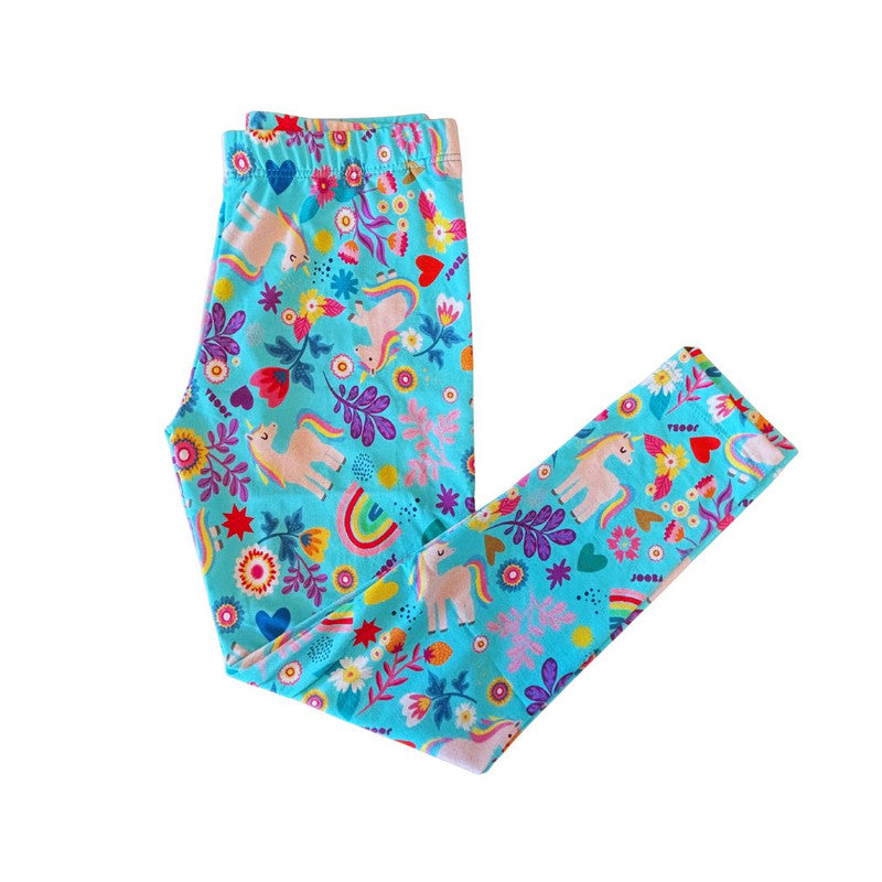 Legging Unicórnio Azul