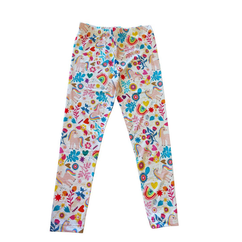 Legging Unicórnio Branco