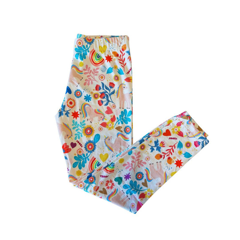 Legging Unicórnio Branco