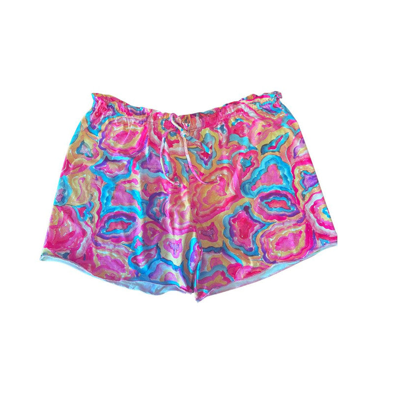 Short Praia Aquarelado