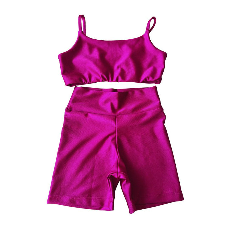 Short Sport Infantil Berry Magenta