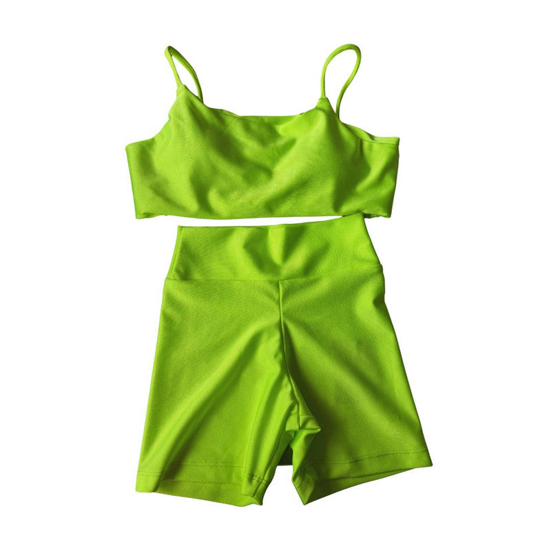 Short Sport Infantil Fresh Amarelo Neon